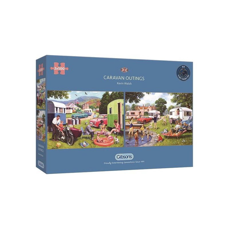 Caravan Outings, Gibsons 2x 500stukjes
