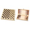 Dam/Backgammon klapcassette 29cm. Dam/Backgammon klapcassette 29cm.