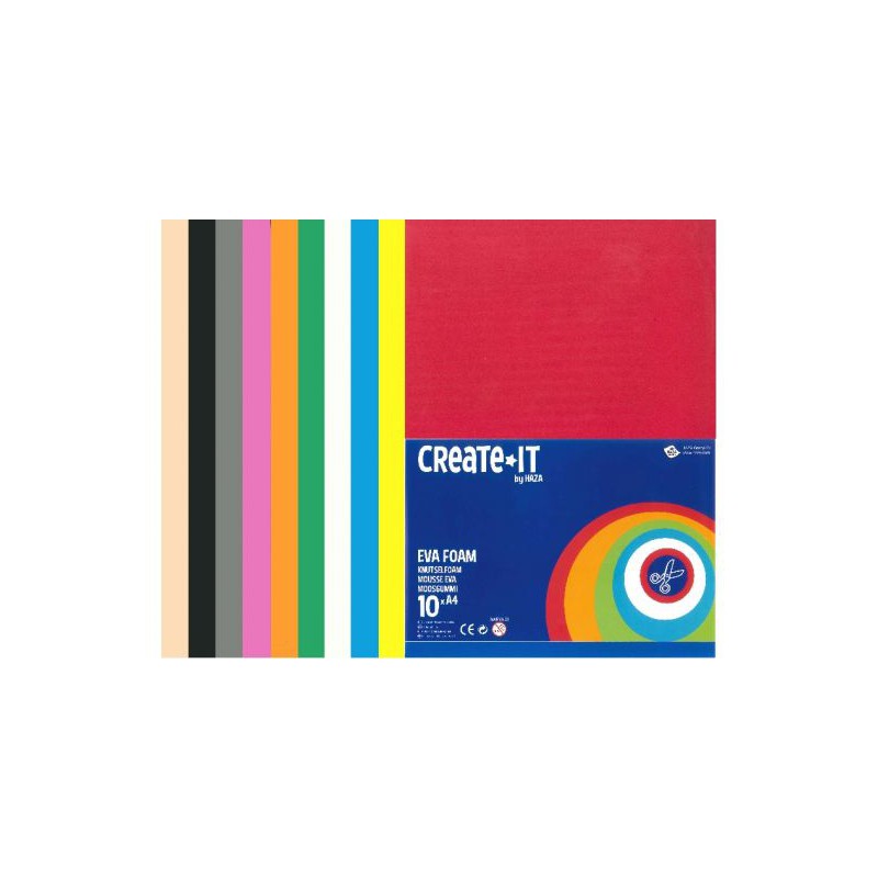 Create-It Foam assorti 10 vel A4