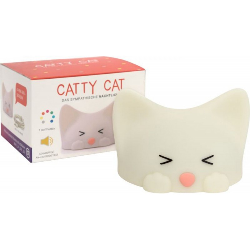 MEGA light, Catty Cat nachtlampje USB & slaaptimer
