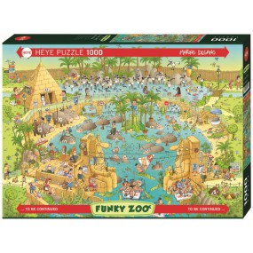 Funky Zoo.4: Nile Habitat  1000 stukjes