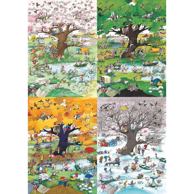 Heye puzzel 2000stukjes 4 seasons