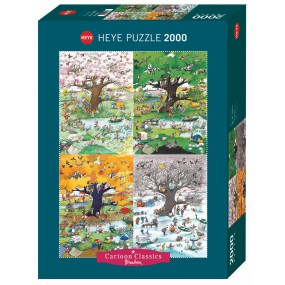 Heye puzzel 2000stukjes 4 seasons