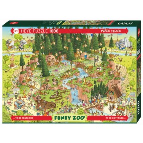 Funky Zoo.1: Forest Habitat 1000 stukjes