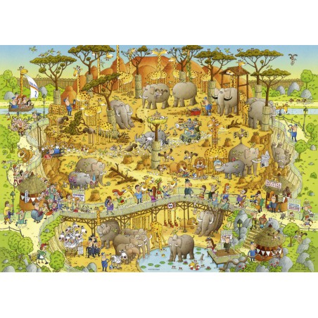 Funky Zoo.2: African Habitat 1000 stukjes