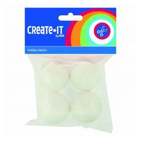 Create-It Polystyreen bollen 4,5cm
