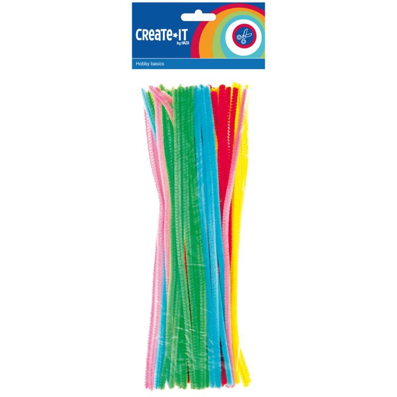 Create-It Chenille fluor 50 stuks
