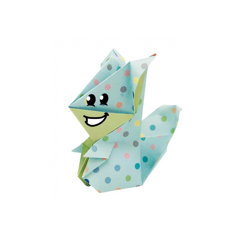 Fridolin Funny Origami - Eekhoorn 15*15cm