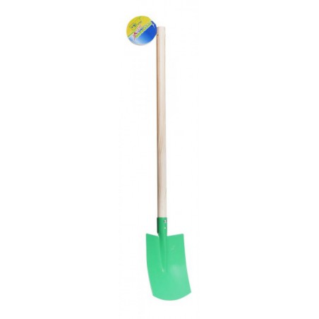 Outdoor Active Metalen schep groen, lengte 68 cm