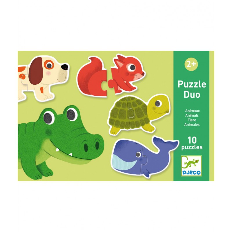 Djeco - Duo Puzzel - Dieren