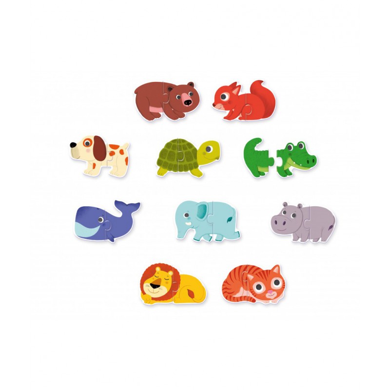 Djeco - Duo Puzzel - Dieren