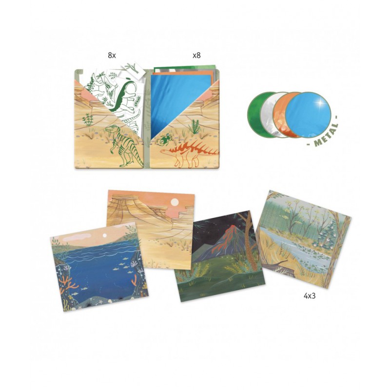 Djeco - Artistic patch - dinosaurussen