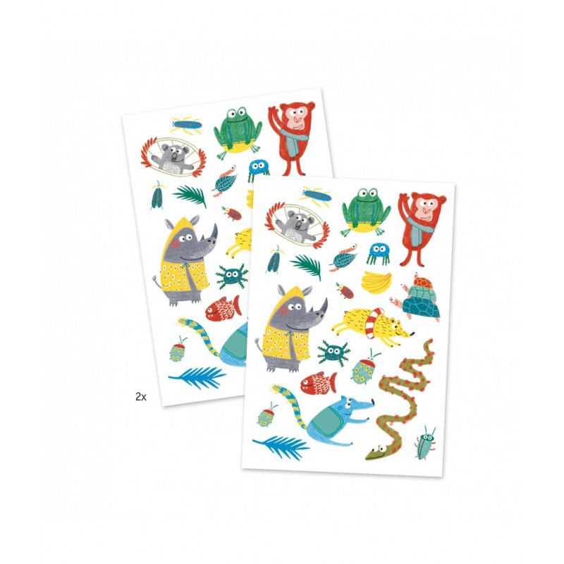 Djeco - Tattoos - dieren