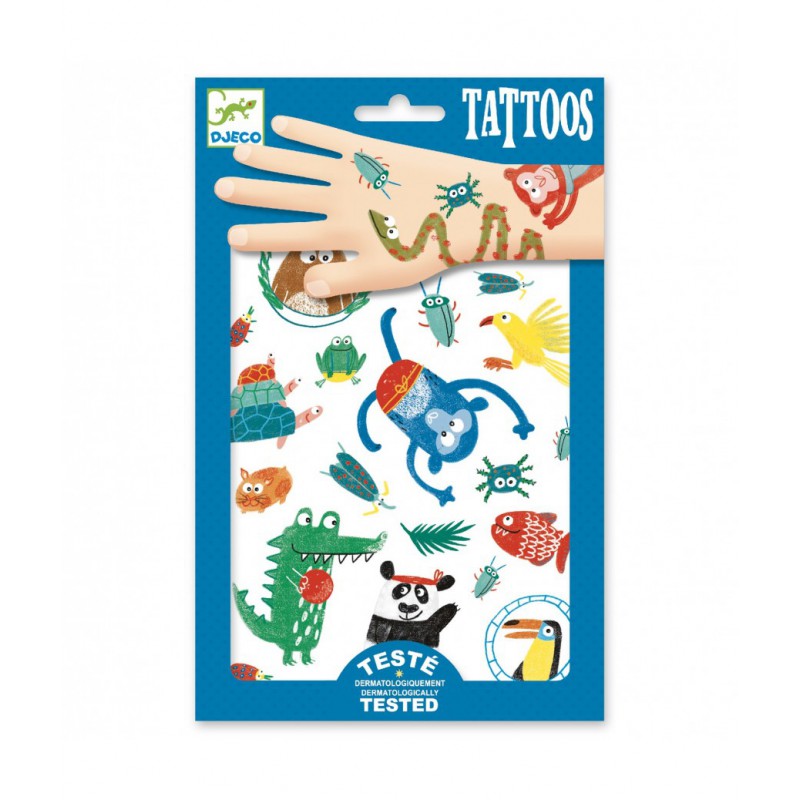 Djeco - Tattoos - dieren
