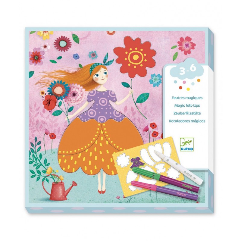 Djeco - Kleurplaten- Maries jurk