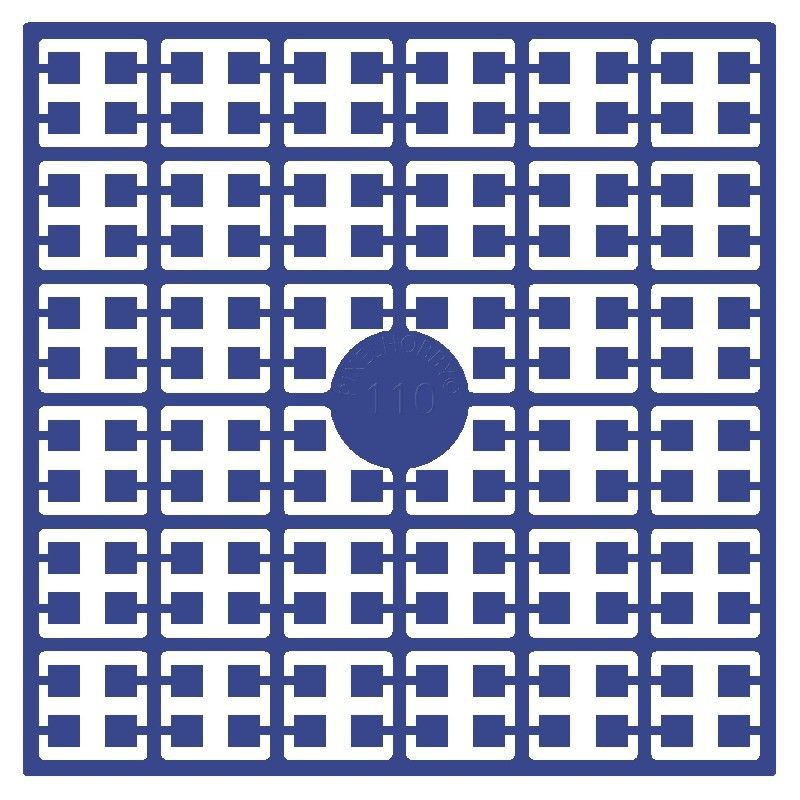 Pixel Hobby matje - 110 Korenbloemblauw donker