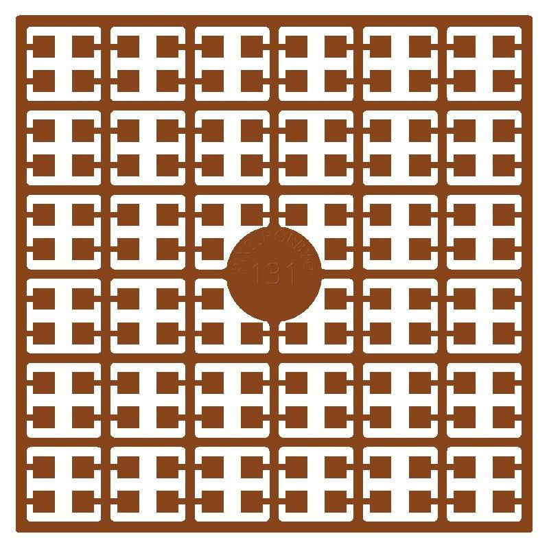 Pixel Hobby matje - 131 Eekhoorntjesbruin