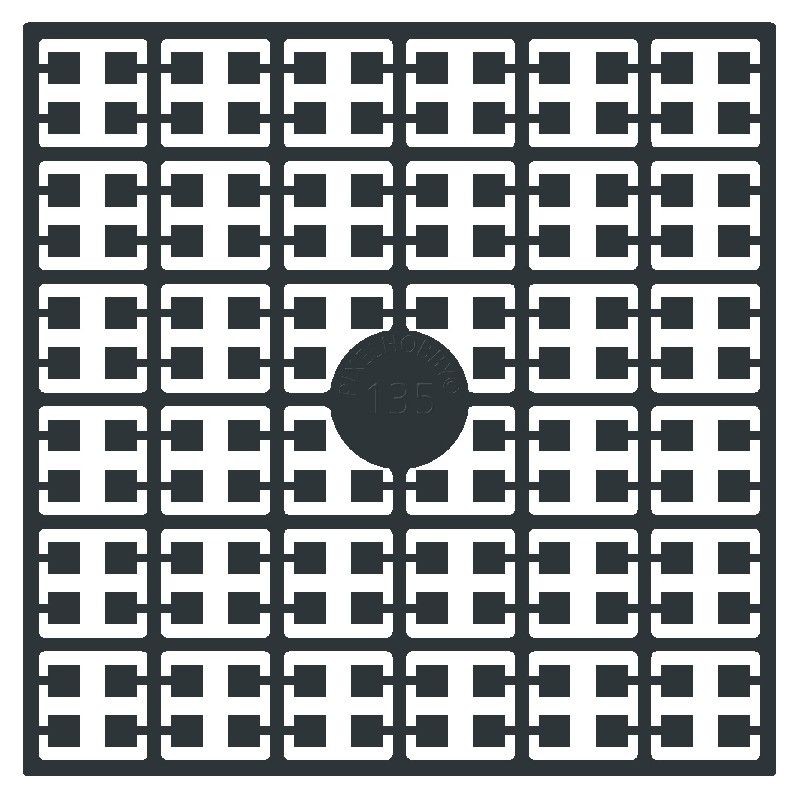 Pixel Hobby matje - 135 Antracietzwart