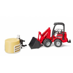 Bruder, Schäffer compactlader met balengrijper
