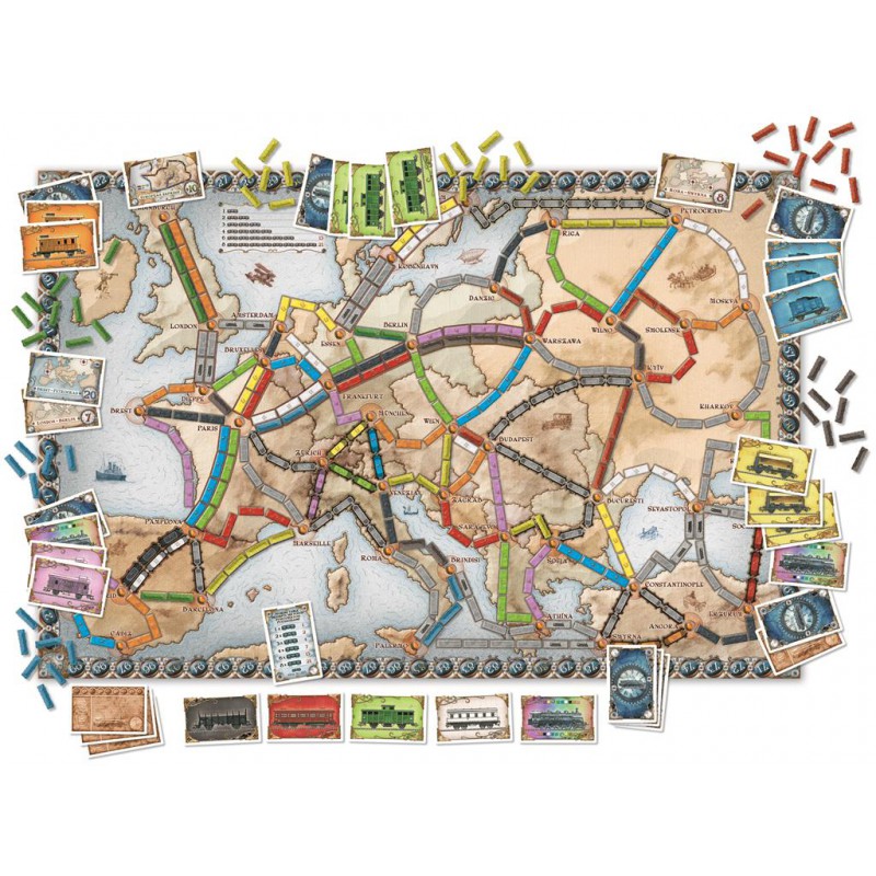 Ticket to Ride: Europe - Bordspel, Asmodee