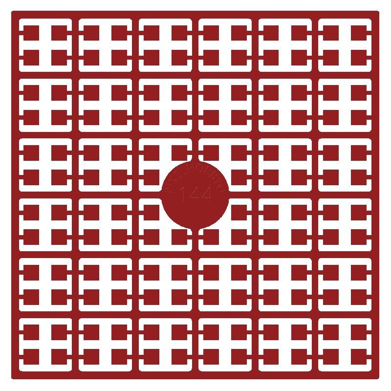 Pixel Hobby matje - 144 Rood kerstmis middel