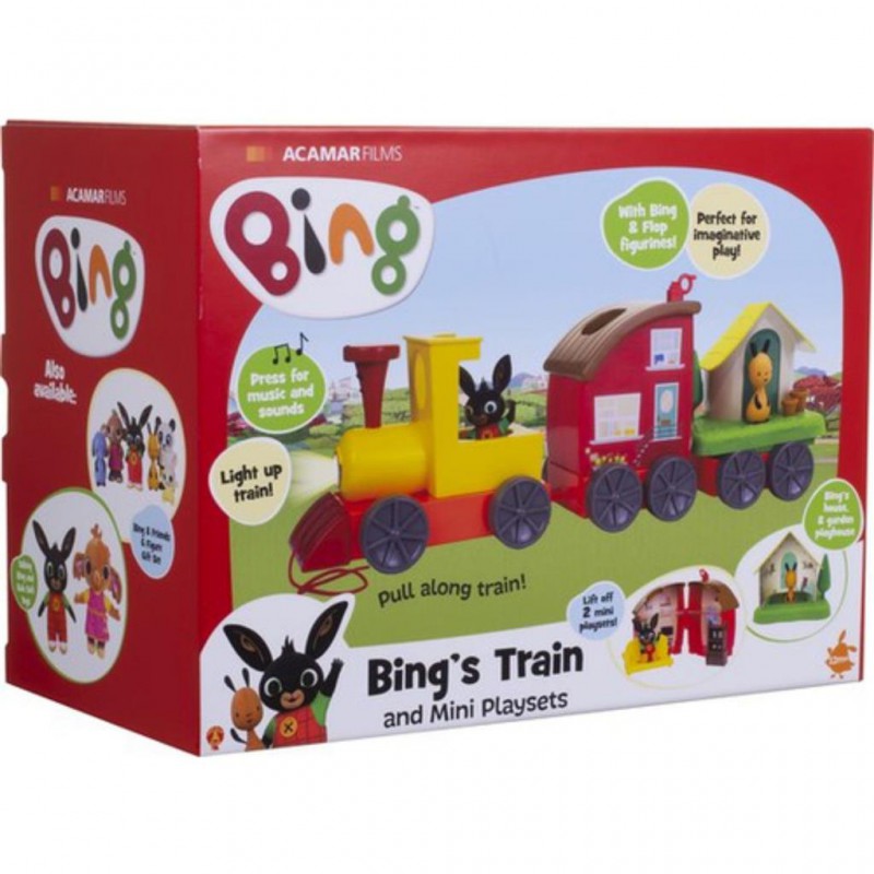 Bing -  Trein met licht en geluid speelset