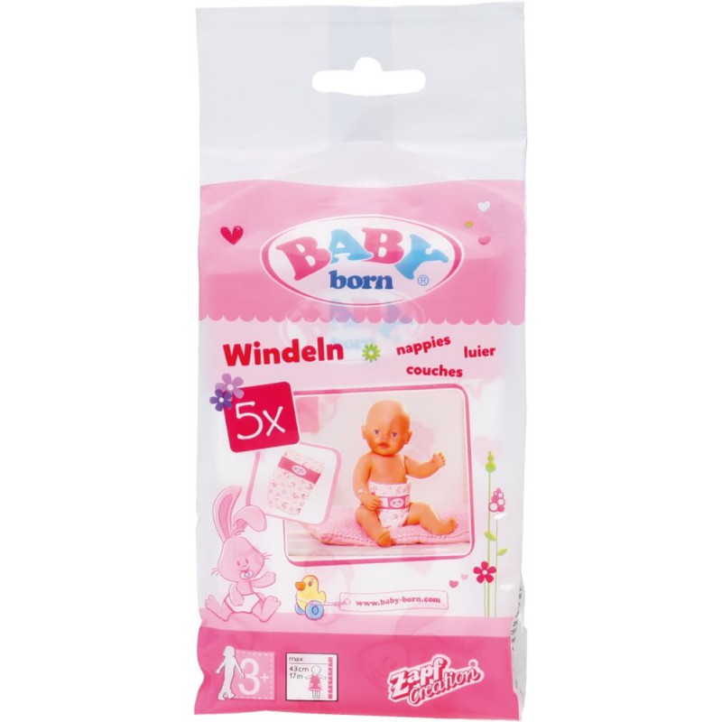 Zapf, BABY born Luiers