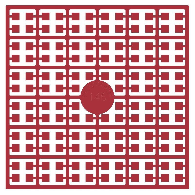 Pixel Hobby matje - 146 Rozerood donker 