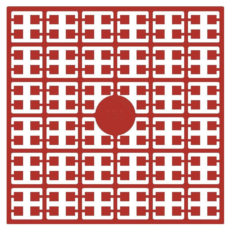 Pixel Hobby matje - 155 Helder rood Pixel Hobby matje - 155 Helder rood