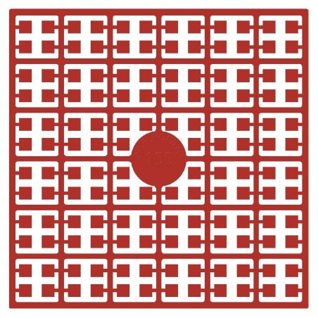 Pixel Hobby matje - 155 Helder rood