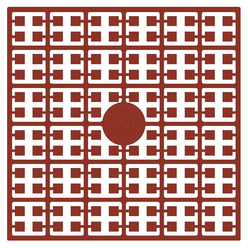 Pixel Hobby matje - 160 Terracotta donker