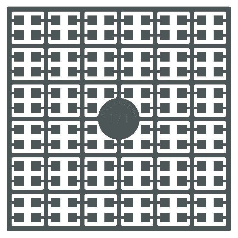 Pixel Hobby matje - 171 Tingrijs extra donker