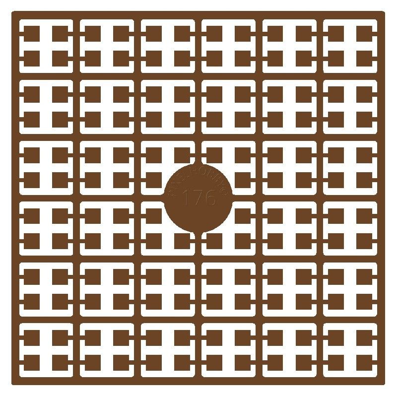 Pixel Hobby matje - 176 Chocoladebruin