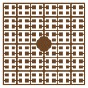 Pixel Hobby matje - 176 Chocoladebruin Pixel Hobby matje - 176 Chocoladebruin