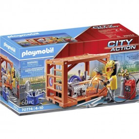 japon Slijm Ja Playmobil - City Action Bouwplaats