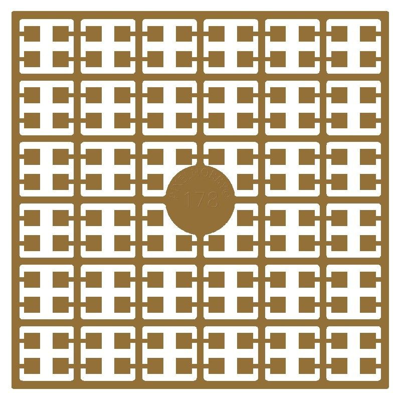 Pixel Hobby matje - 178 Bruin extra licht