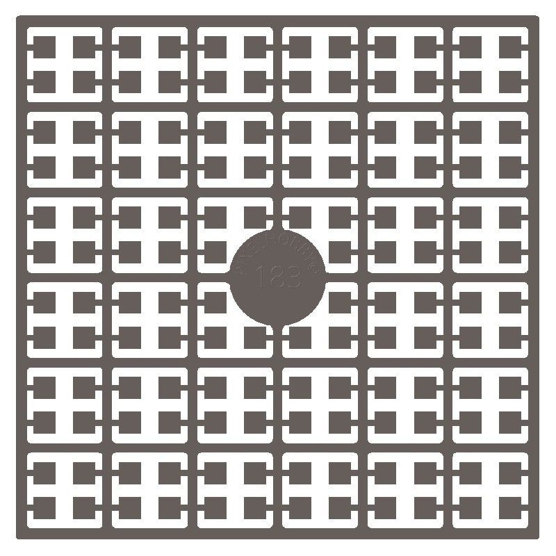 Pixel Hobby matje - 183 Schelpengrijs donker