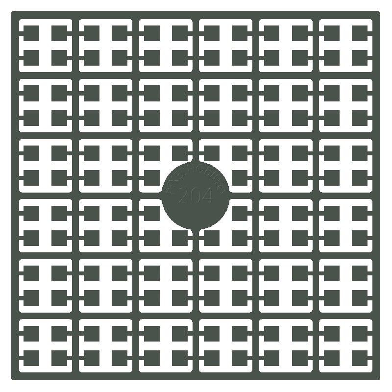 Pixel Hobby matje - 204 Asgrauw