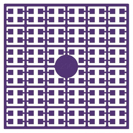 Pixel Hobby matje - 206 Violet extra donker