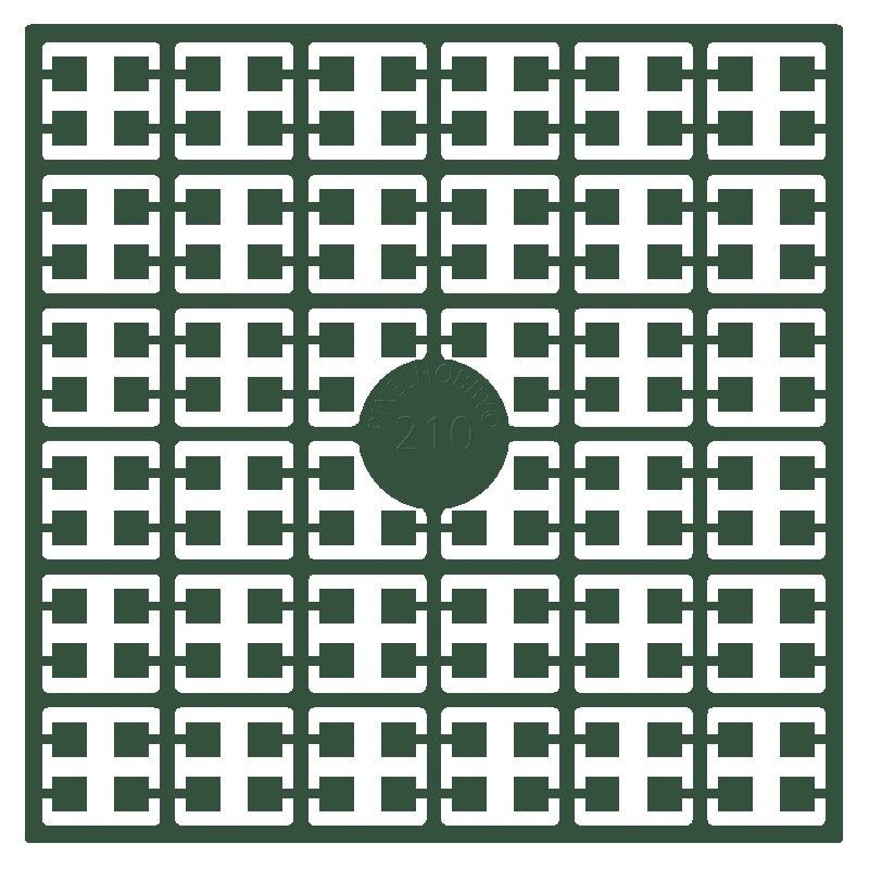 Pixel Hobby matje - 210  Jade extra donker