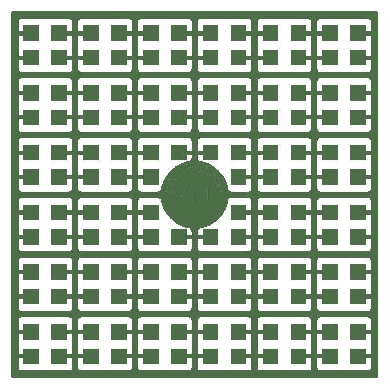 Pixel Hobby matje - 211 Basilicum groen