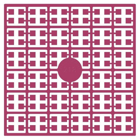 Pixel Hobby matje - 218 Cranberry roze heel donker