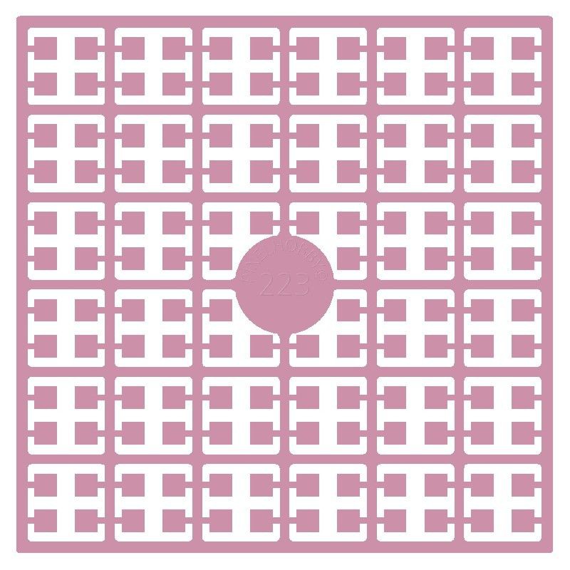 Pixel Hobby matje - 223 Cranberry roze heel licht