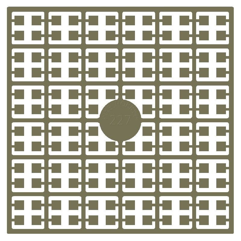 Pixel Hobby matje - 227 Sisalbruin