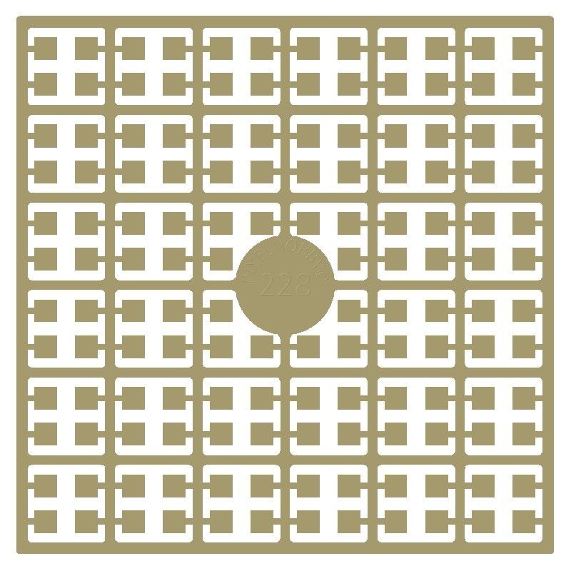 Pixel Hobby matje - 228 Sisalbruin licht