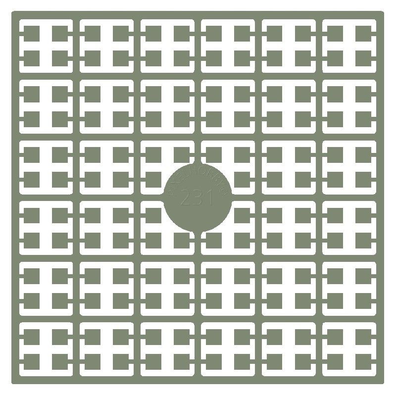 Pixel Hobby matje - 231 Rotsgrijs