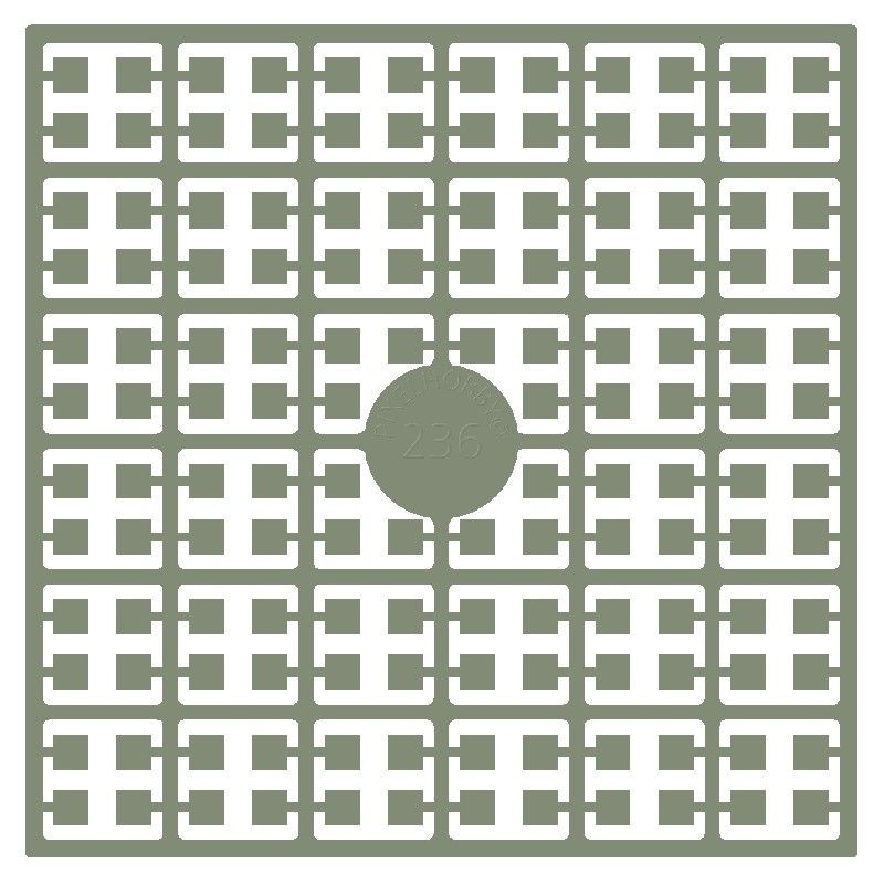 Pixel Hobby matje - 236 Parelgrijs