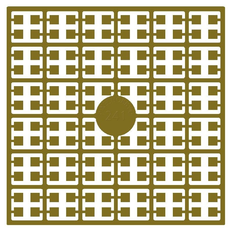 Pixel Hobby matje - 241 Mosterdgeel donker