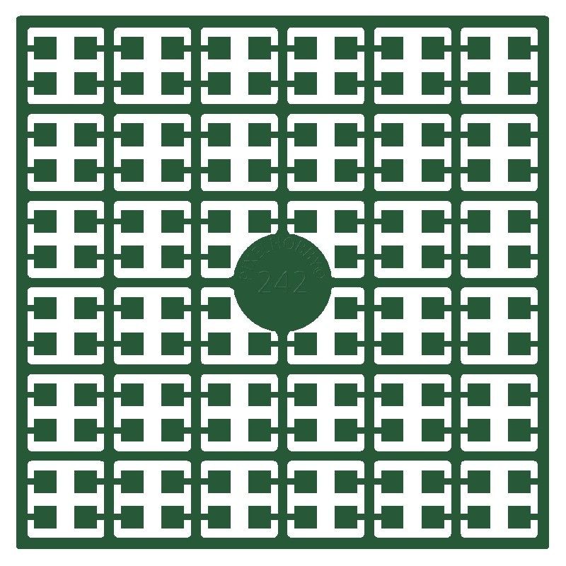 Pixel Hobby matje - 242 Kerstgroen