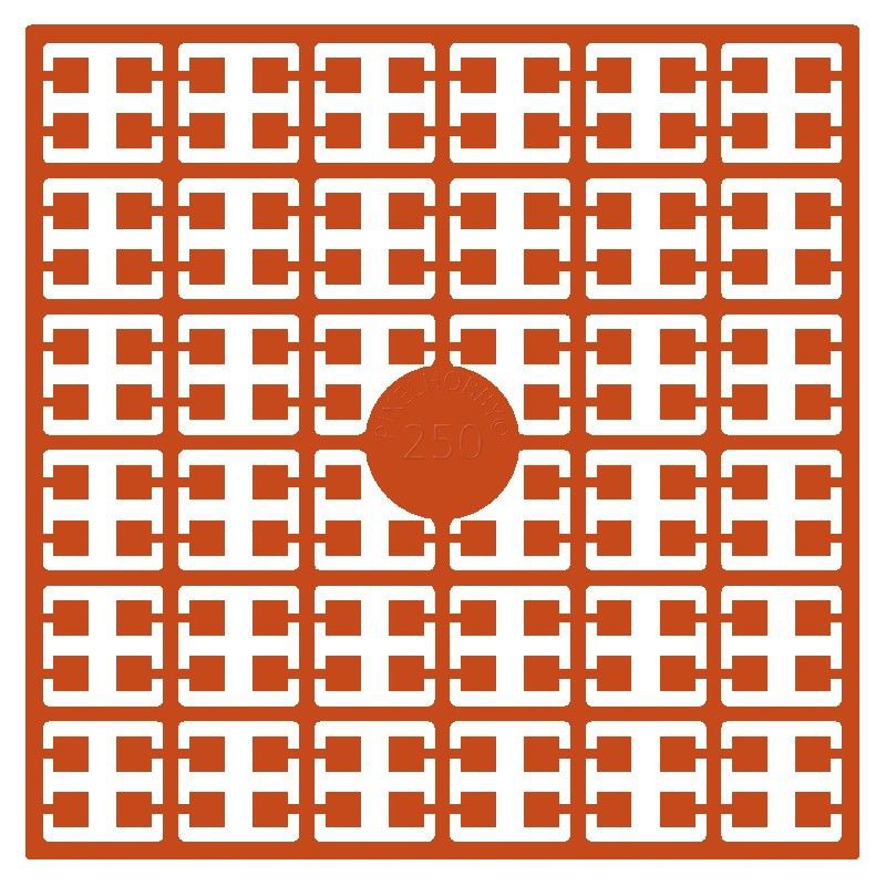 Pixel Hobby matje - 250 Oranje donker